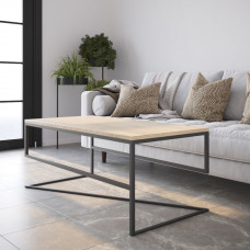Журнальний столик у стилі MSMLOFT, каркас металевий