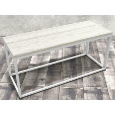 Журнальный столик Айсберг 02 білий/білий MSMLOFT