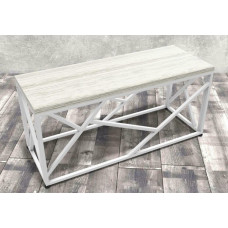 Журнальний столик Айсберг 04 білий/білий MSMLOFT