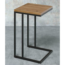 Столик приставний Айсберг Лофт Чорний/дуб MSMLOFT