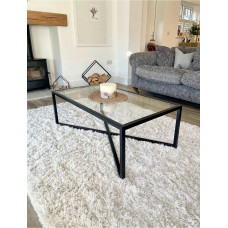 Журнальний столик Crossley Glass, чорний