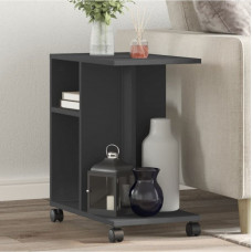 Журнальний столик на колесах, чорний